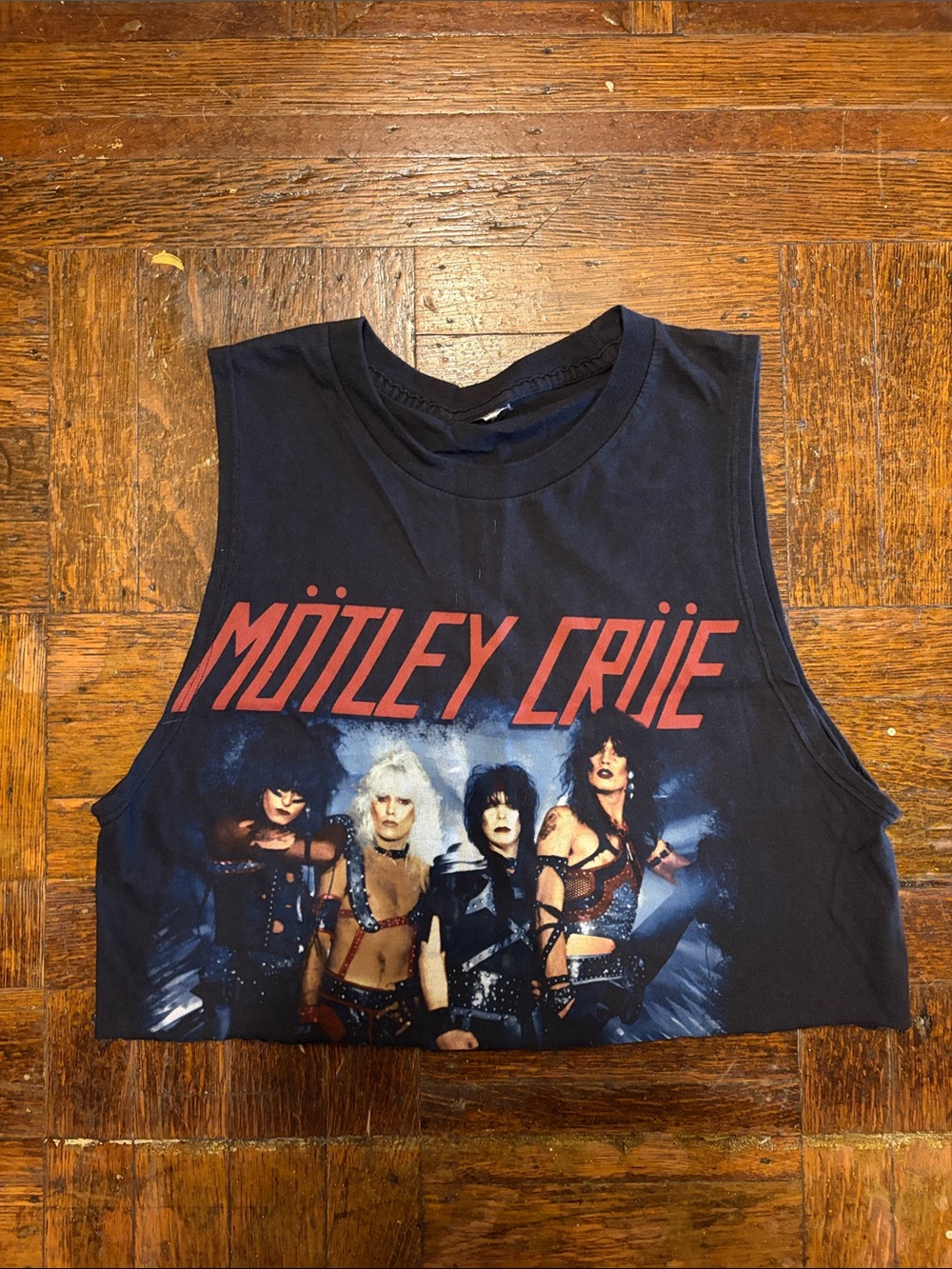 Motley Crue Crop Muscle Tee - Women's Top